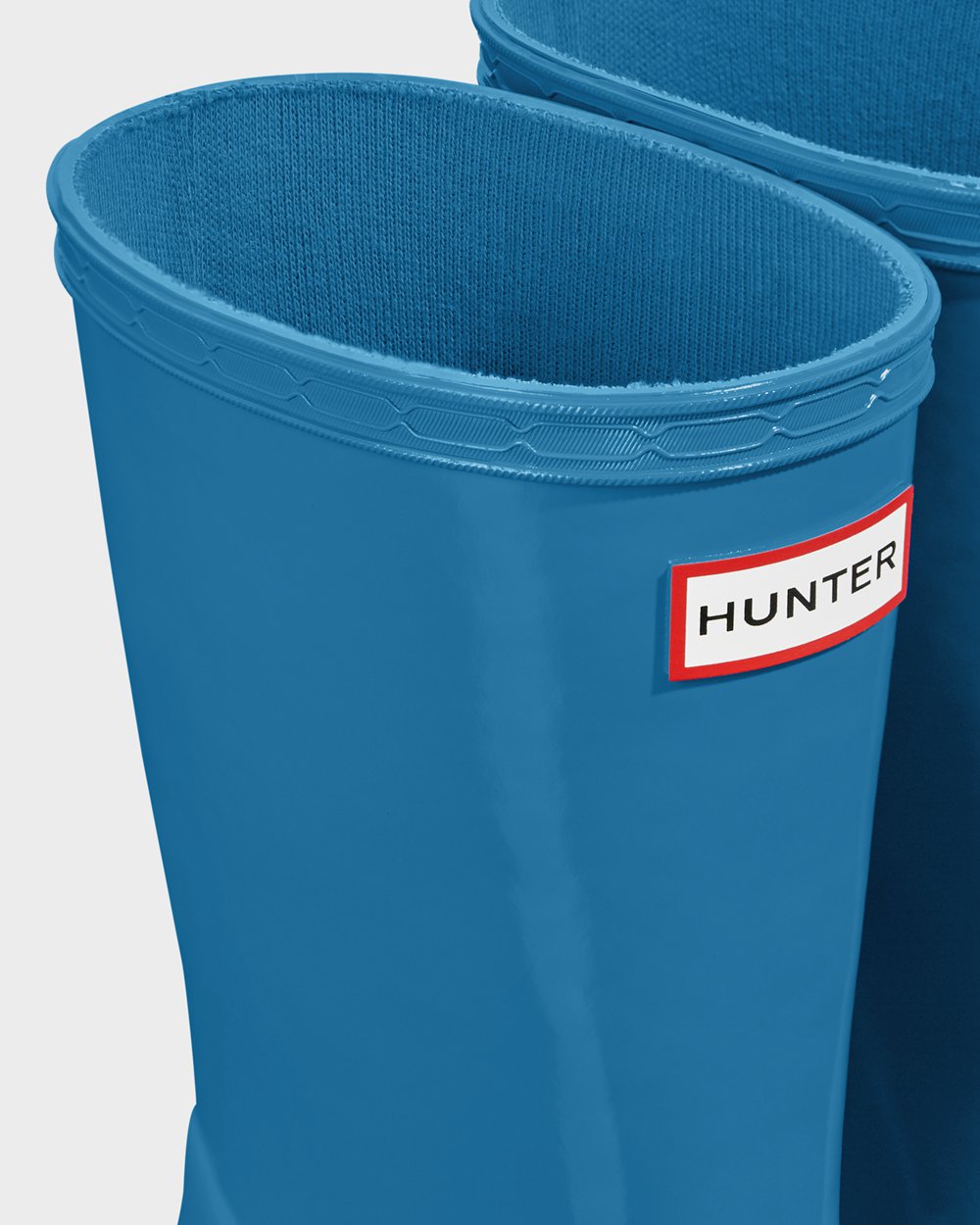 Galochas Hunter Criança Azuis - Original First Classic Gloss - 59NQOUDAC